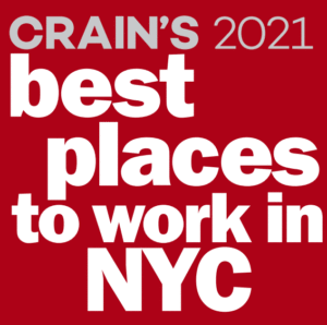 Crain's 2021 Best Places to Work in NYC